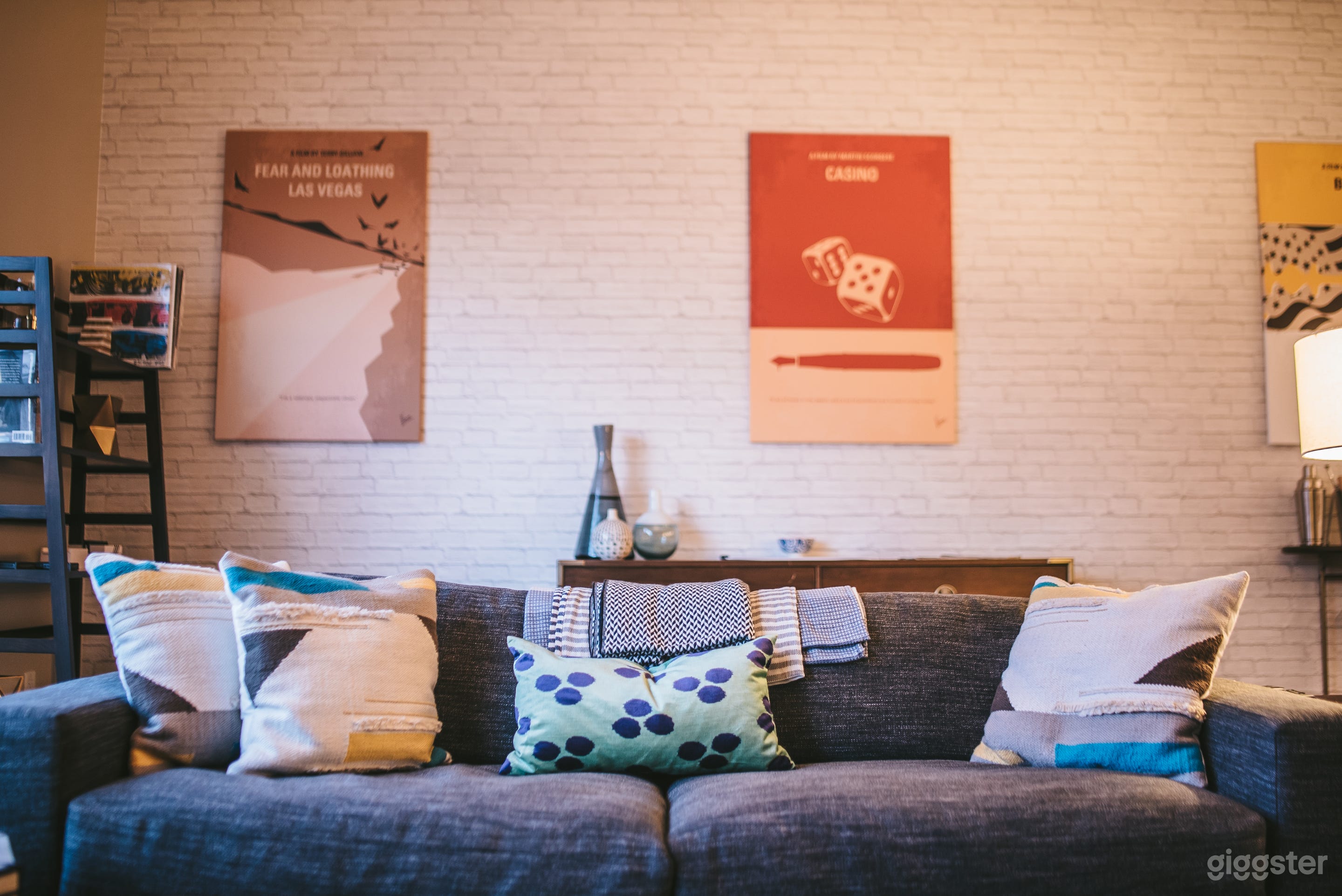 Mid Century High Rise Downtown Las Vegas Den Photo 1