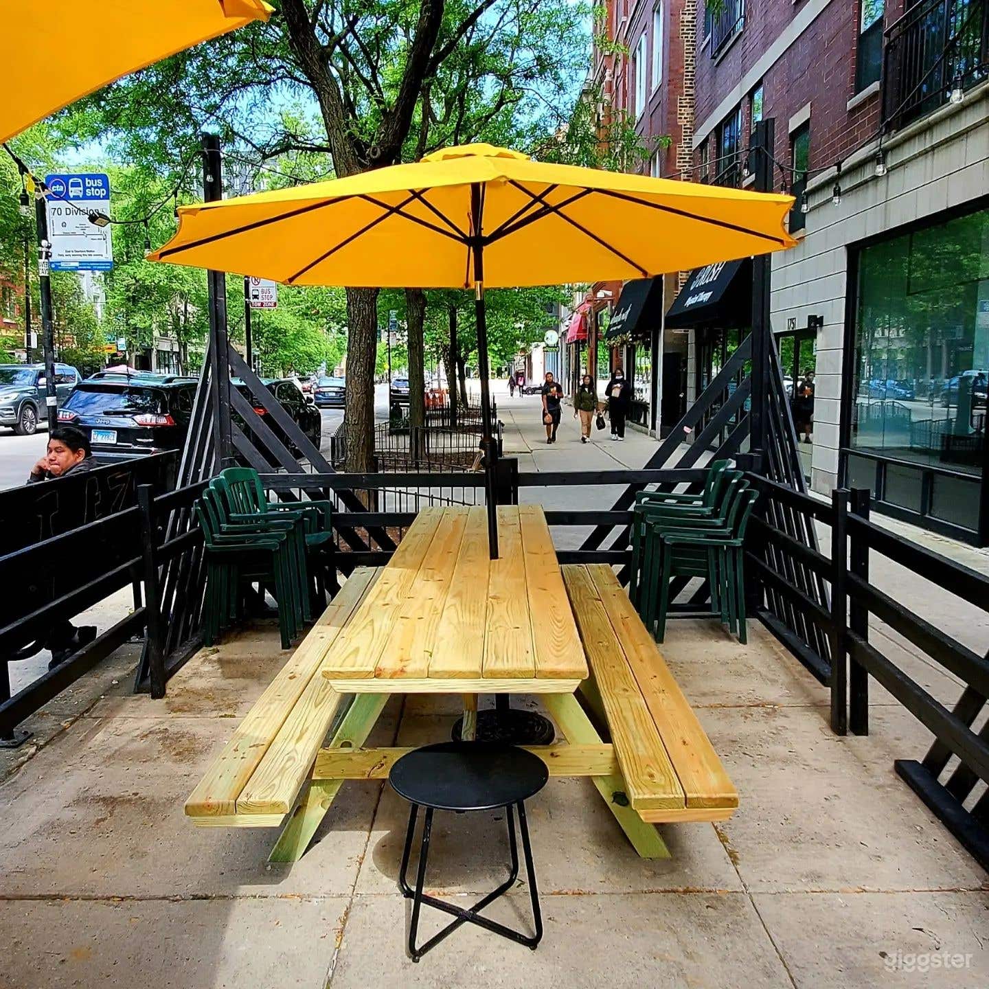 Classic Prohibition Era Dive Bar Outdoor Patio Photo 3