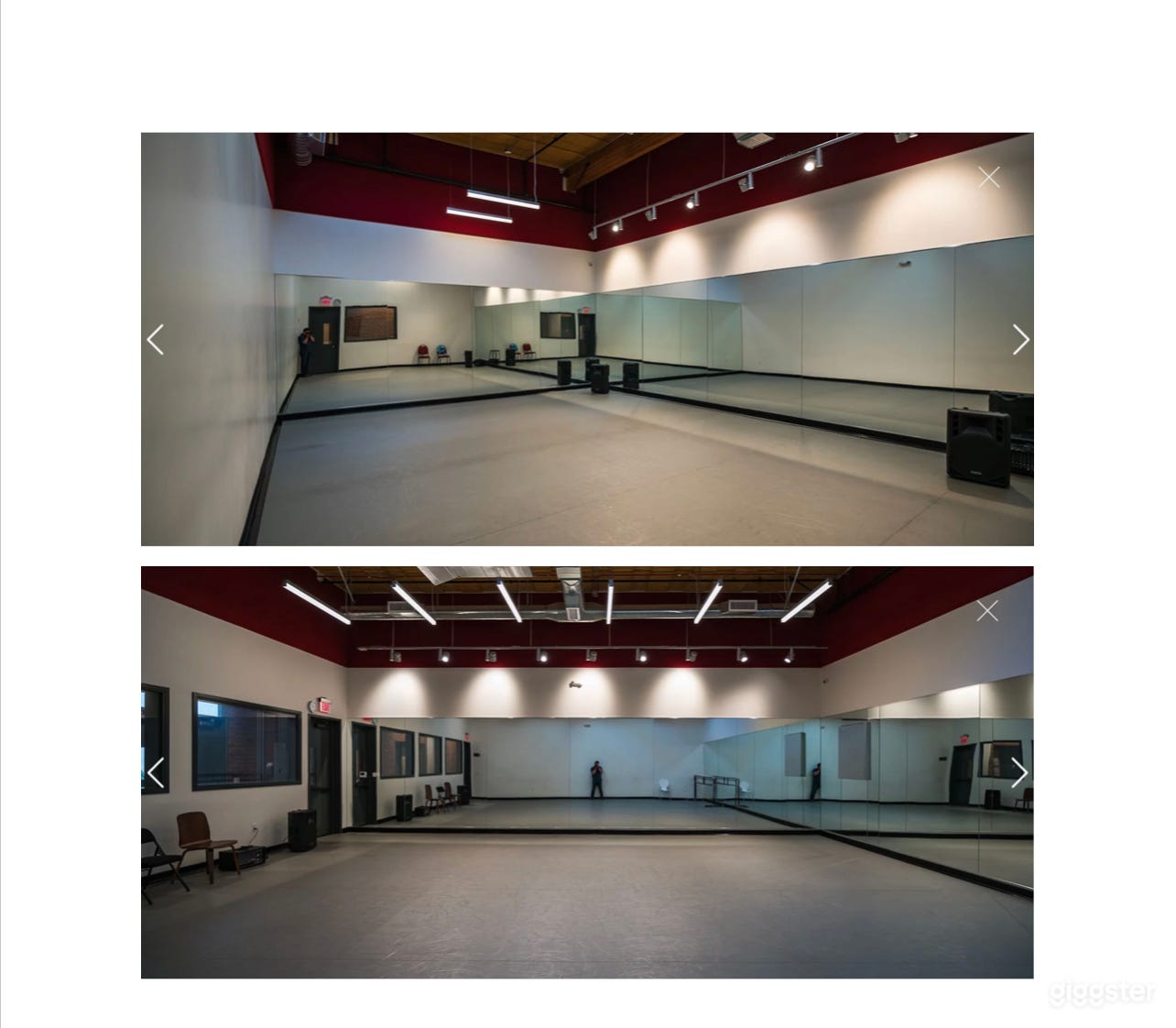 4 premium dance studios. 
