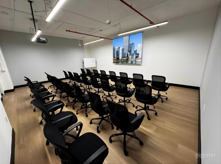  Flexible Event Space for Up to 50 People with AV Setup Ready 