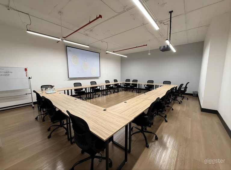  Flexible Event Space for Up to 50 People with AV Setup Ready 