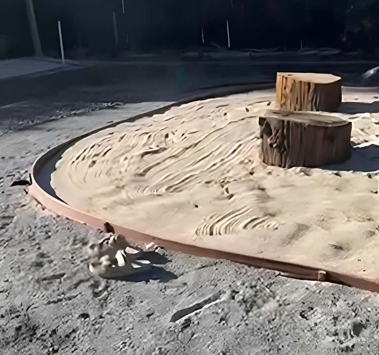  Rock Garden with Fire Pits 