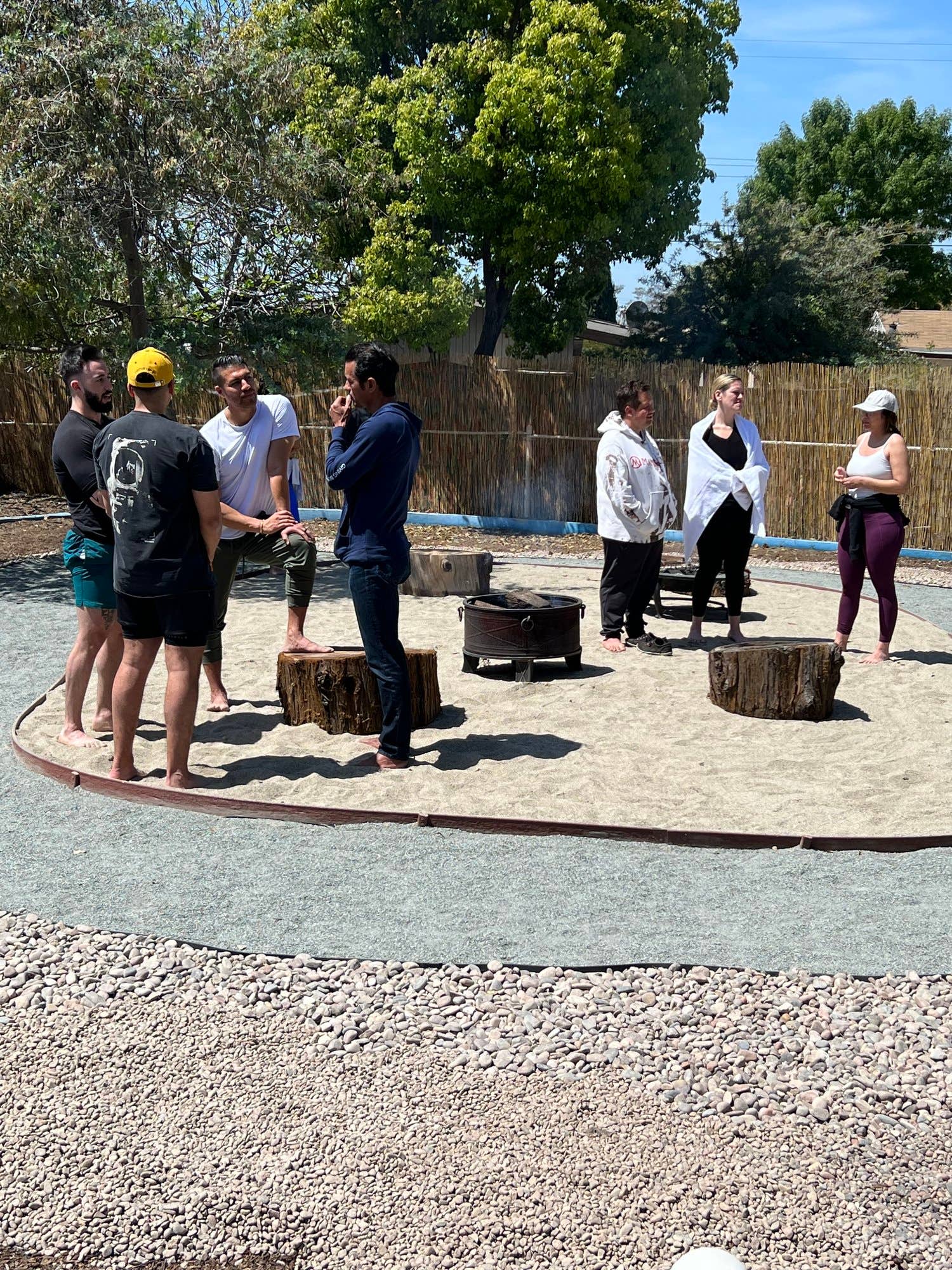 Rock Garden with Fire Pits Photo 2