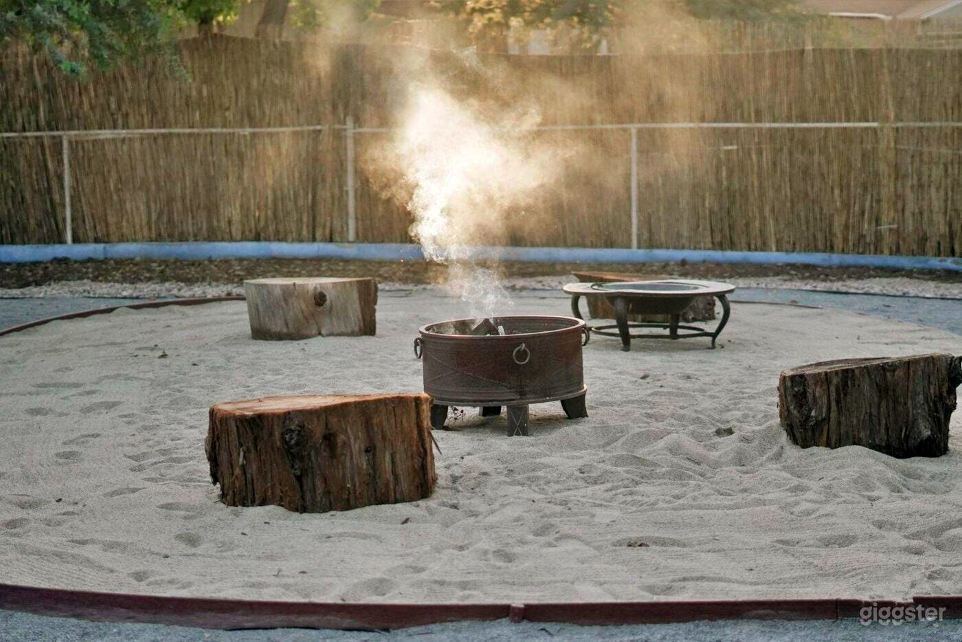 Rock Garden with Fire Pits Photo 1