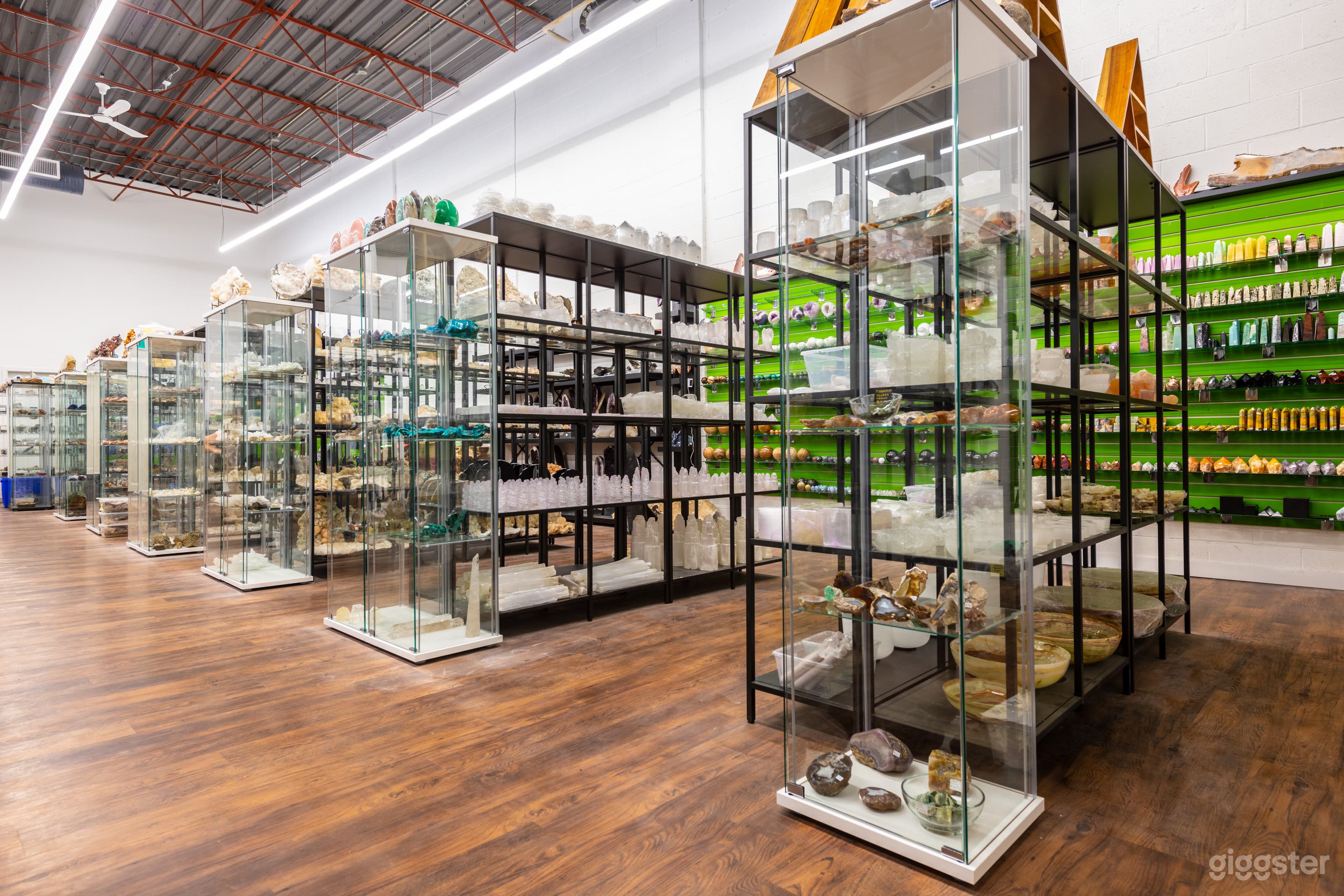 Isles of crystals. Isles are currently 4 feet each.