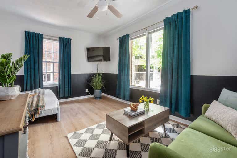  Parkfront Charm - Modern Studio in Piedmont 