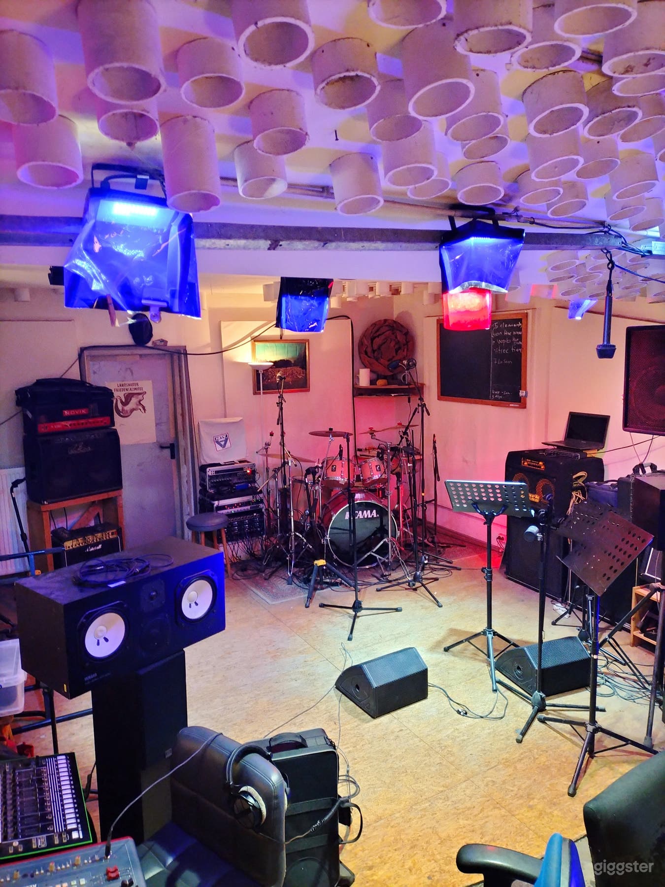 Aufnahmeraum für Live-Konzerte, Tonstudio, gemütliches Ambiente Foto 1