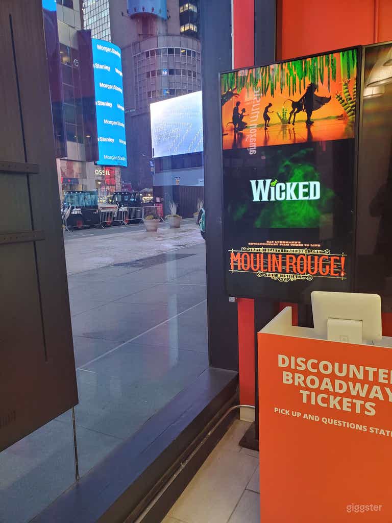  In the heart of Times Square! 