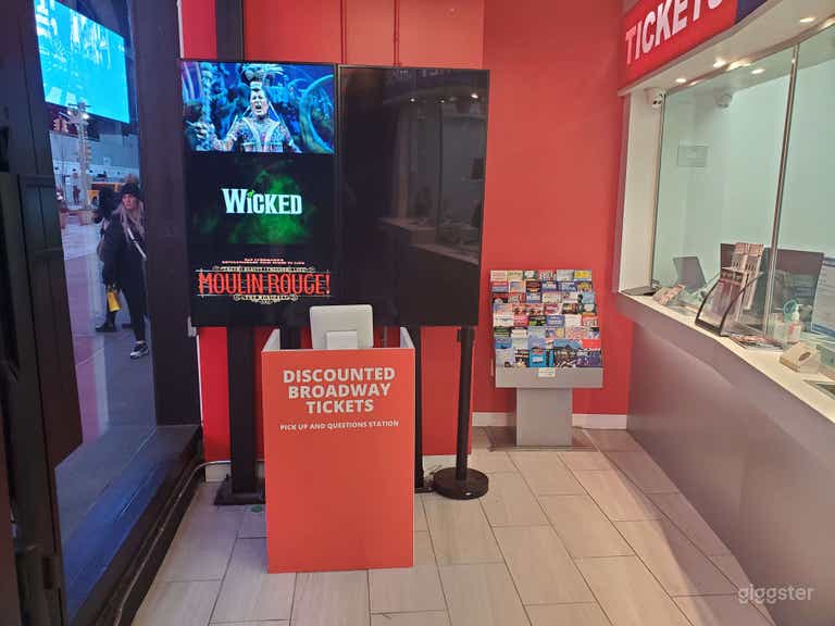  In the heart of Times Square! 