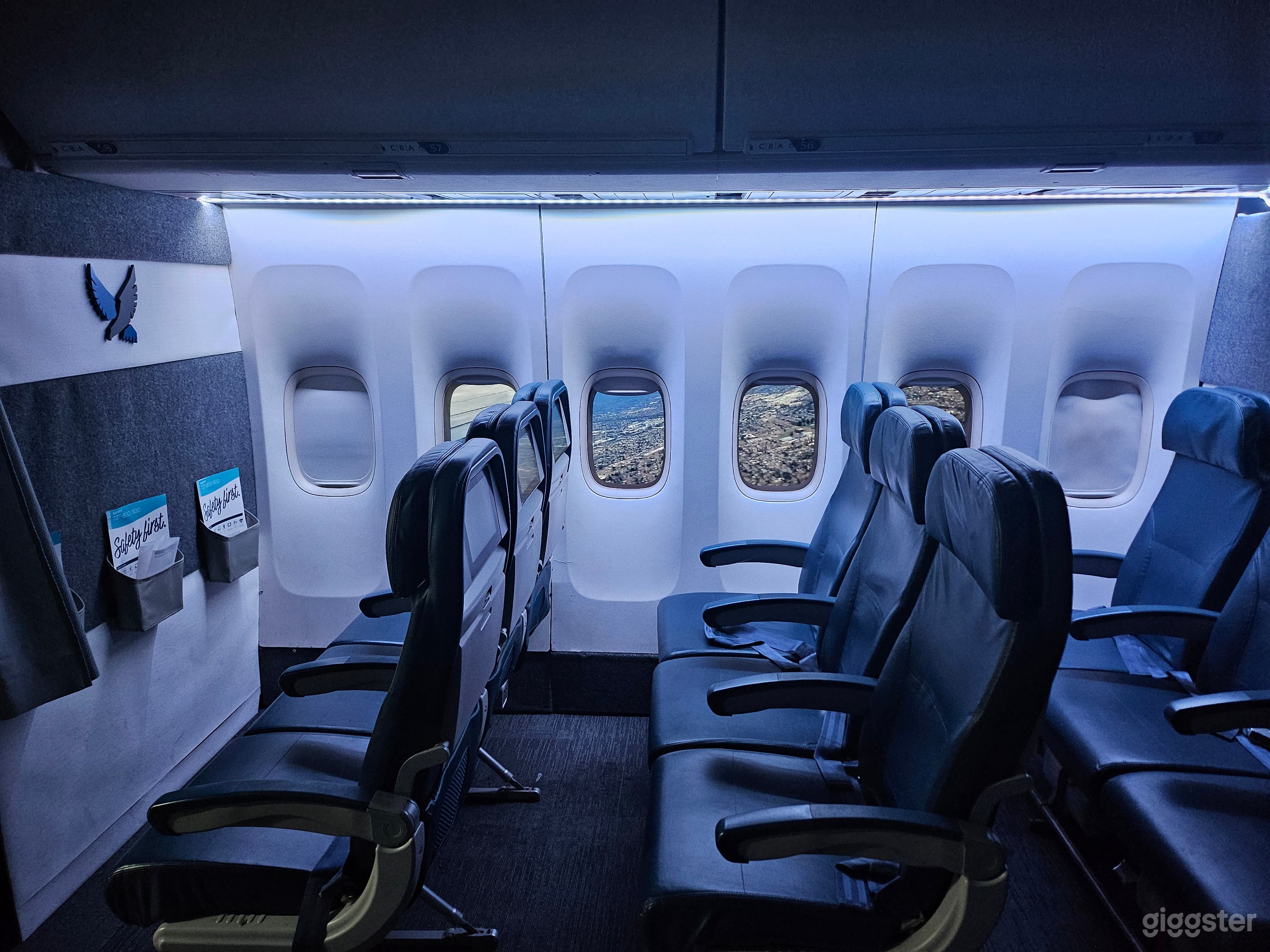 Airplane Set for Filming Photo 1