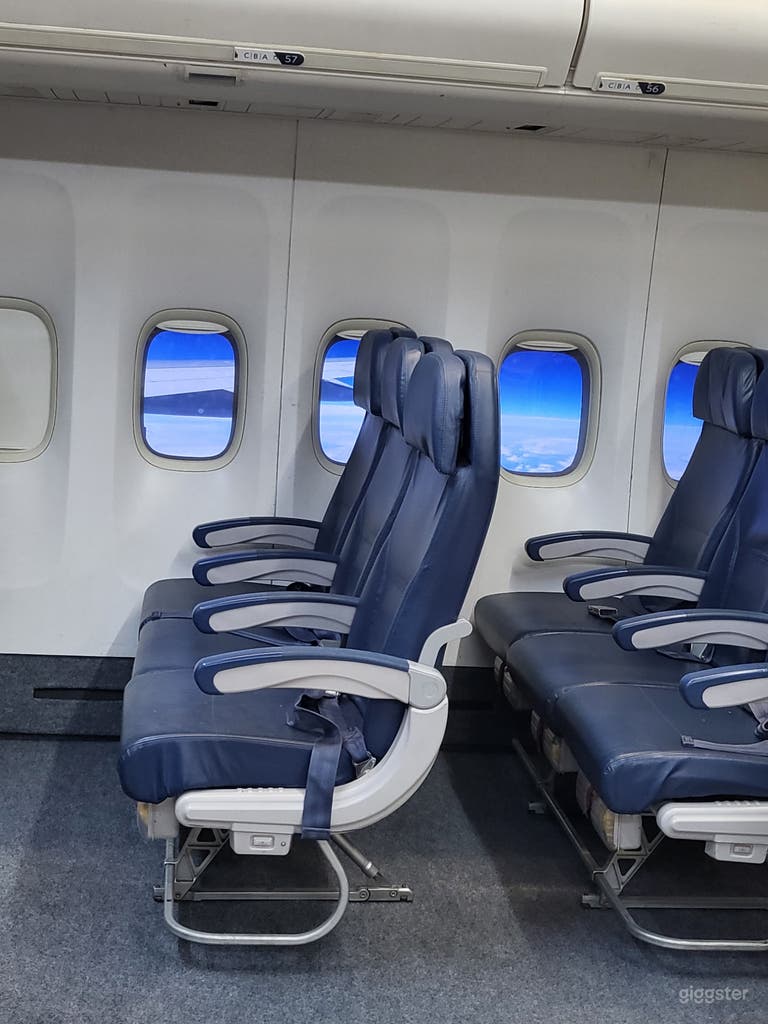  Airplane Set for Filming 