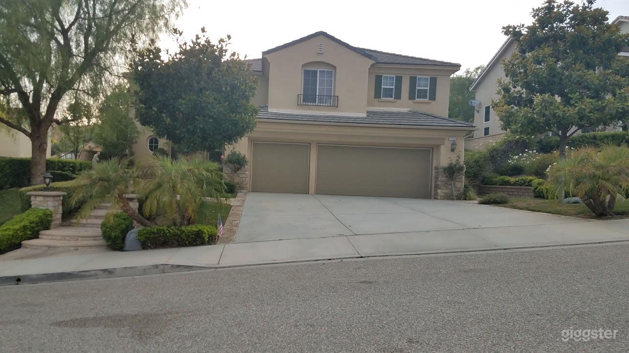 European/Mediterranean style house with Statues Photo 2