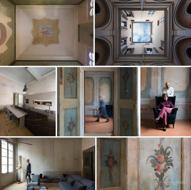  17th-Century Fully Frescoed Apartment in Mantua 