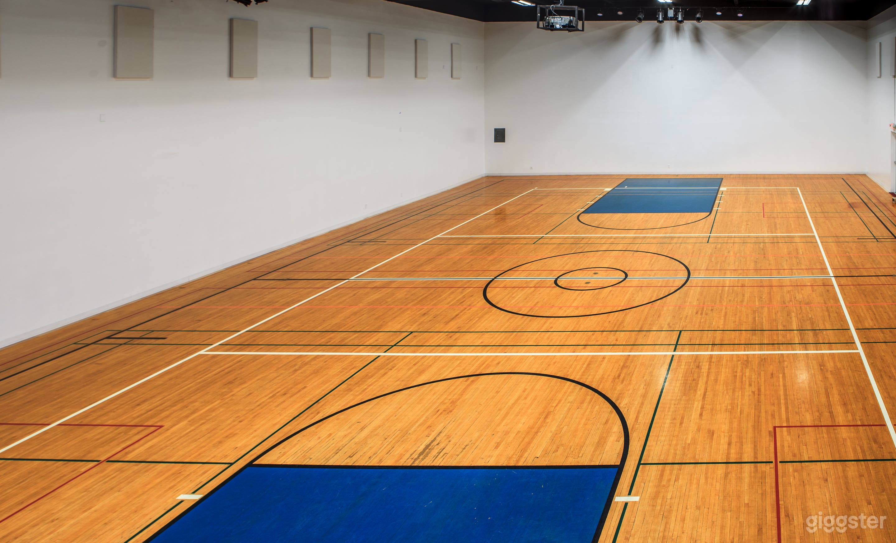 Original 1960's basketball flooring