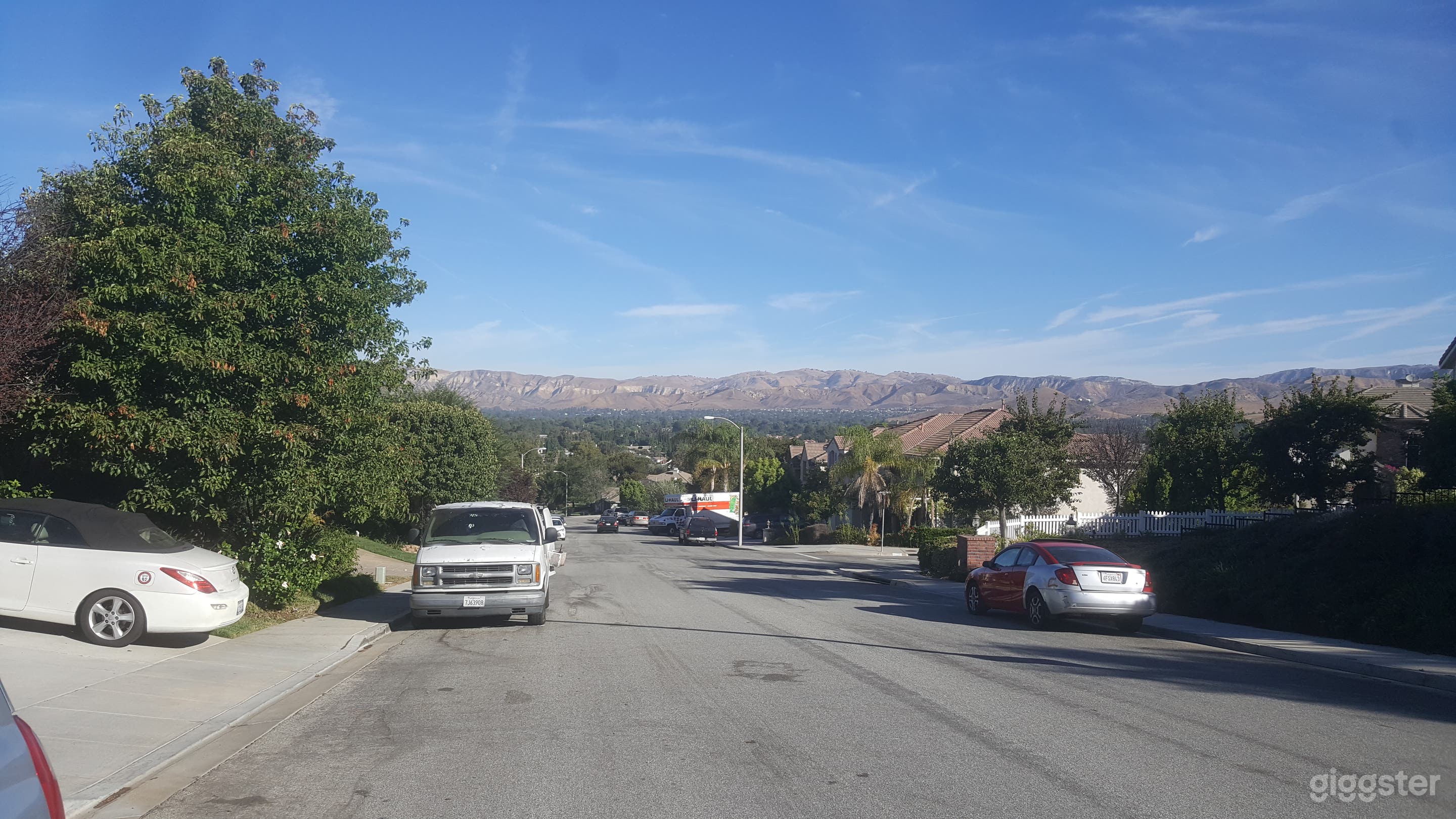 Beautiful views of Simi valley from the front yard