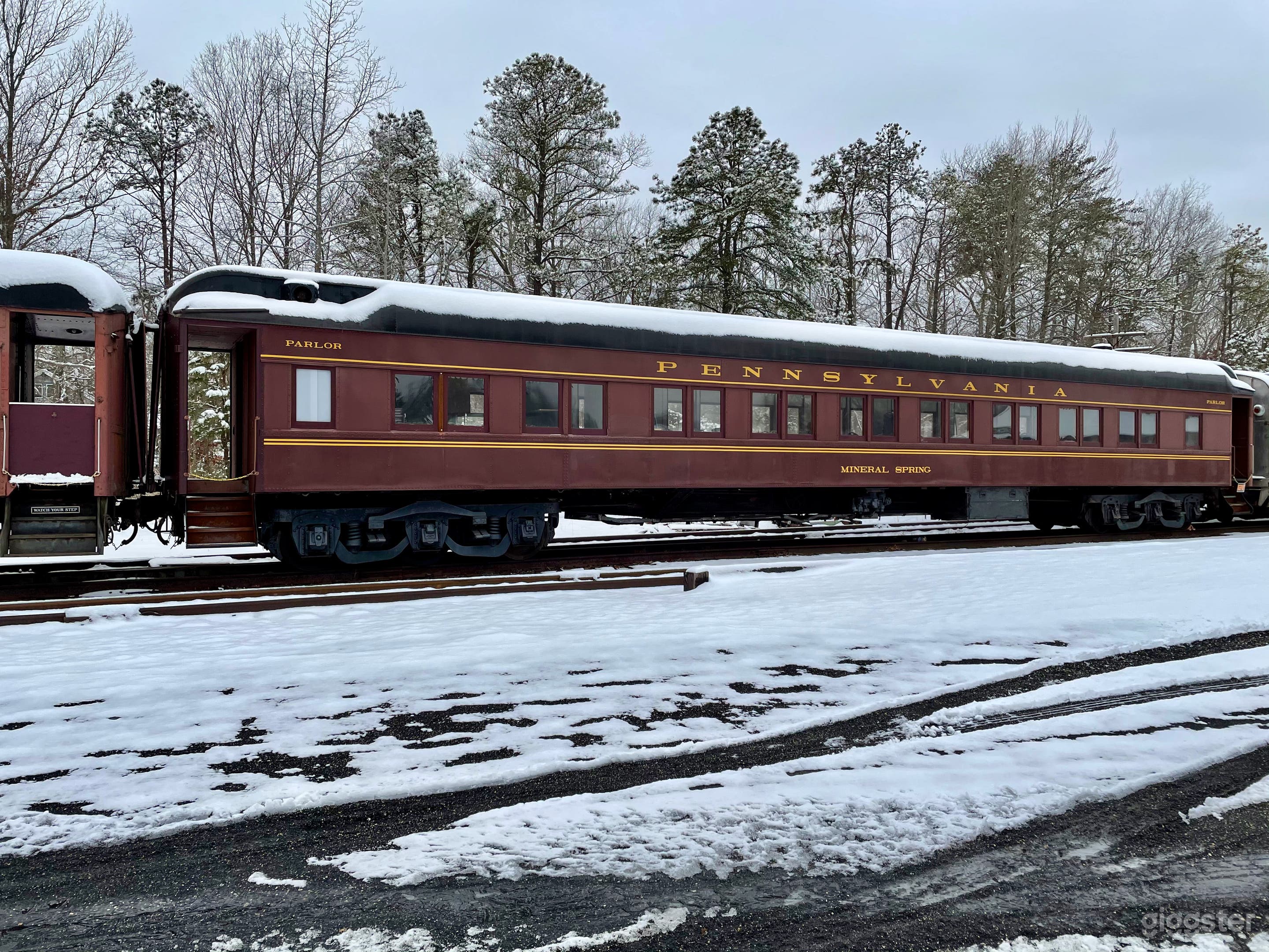 MINERAL SPRING in snow