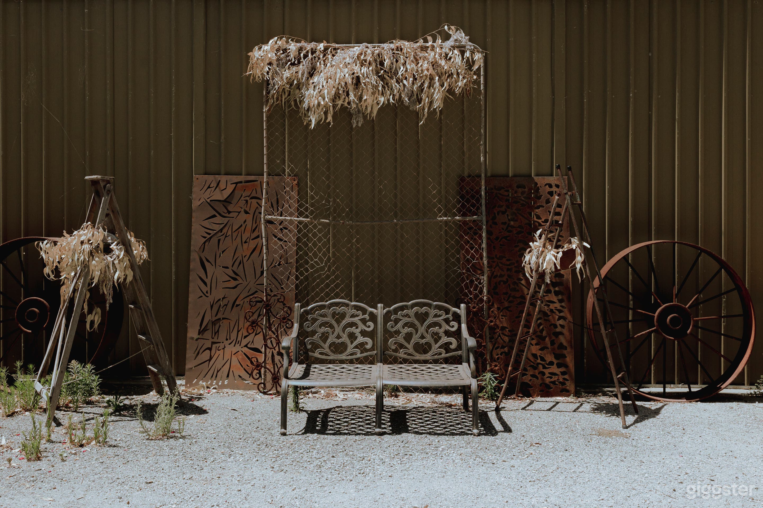 rustic, vintage, country style wedding venue