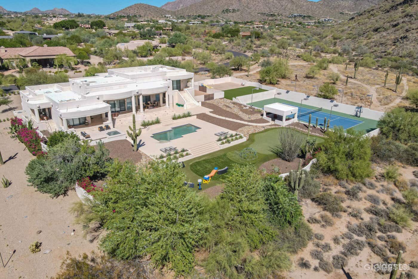 Elegant Pool with Mountain View Photo 1