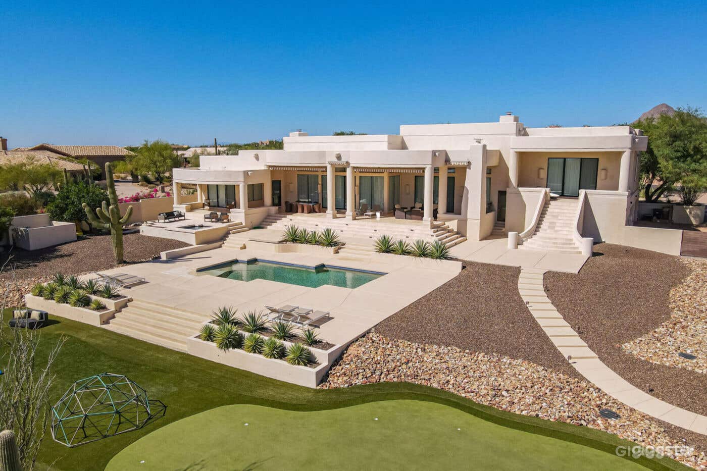 Elegant Pool with Mountain View Photo 2