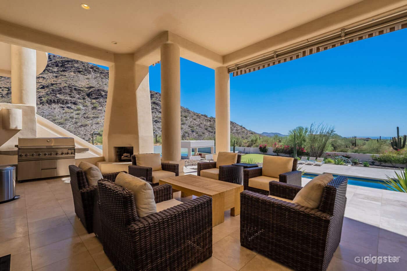 Elegant Pool with Mountain View Photo 3