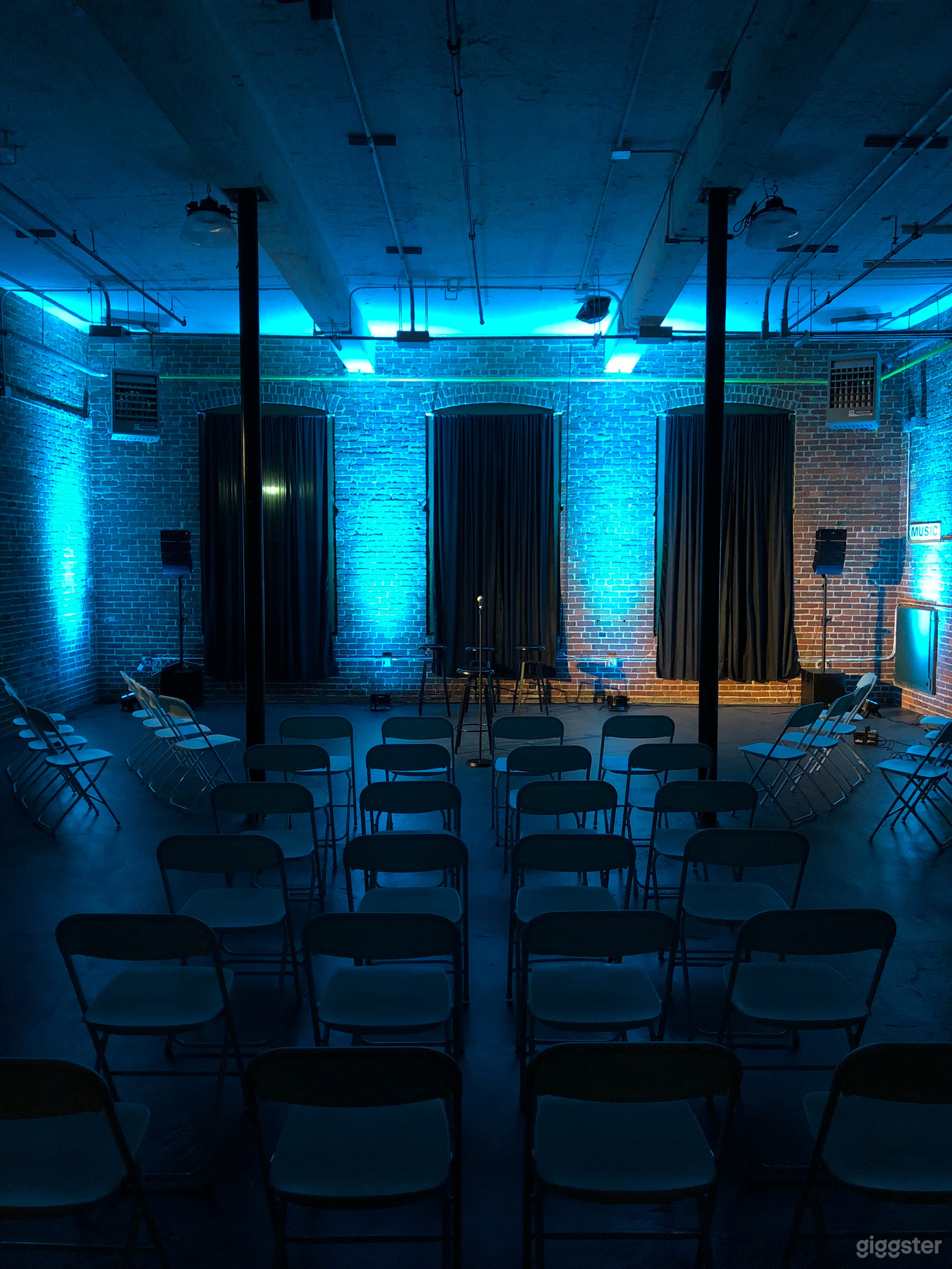 Host your own comedy show or performance