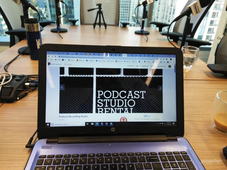  Professional podcast studio with audio engineer included! Just invite your guest and we do the rest! 