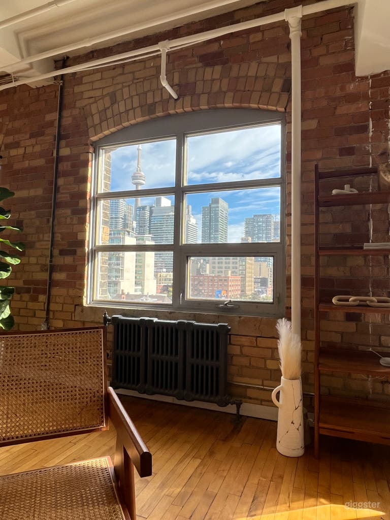  Brick-and-Beam Space with CN Tower Views 