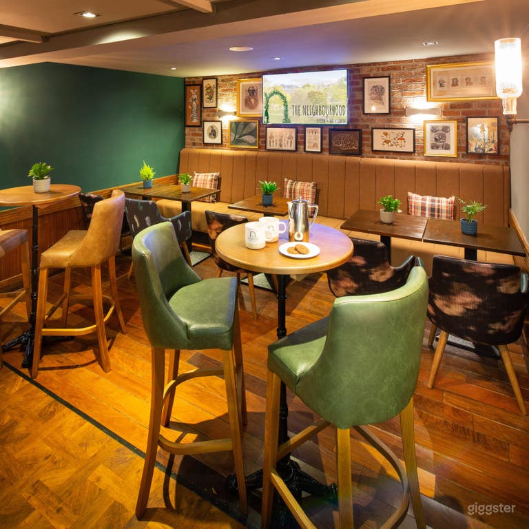  Neighbourhood Restaurant & Bar with Medical Artwork 