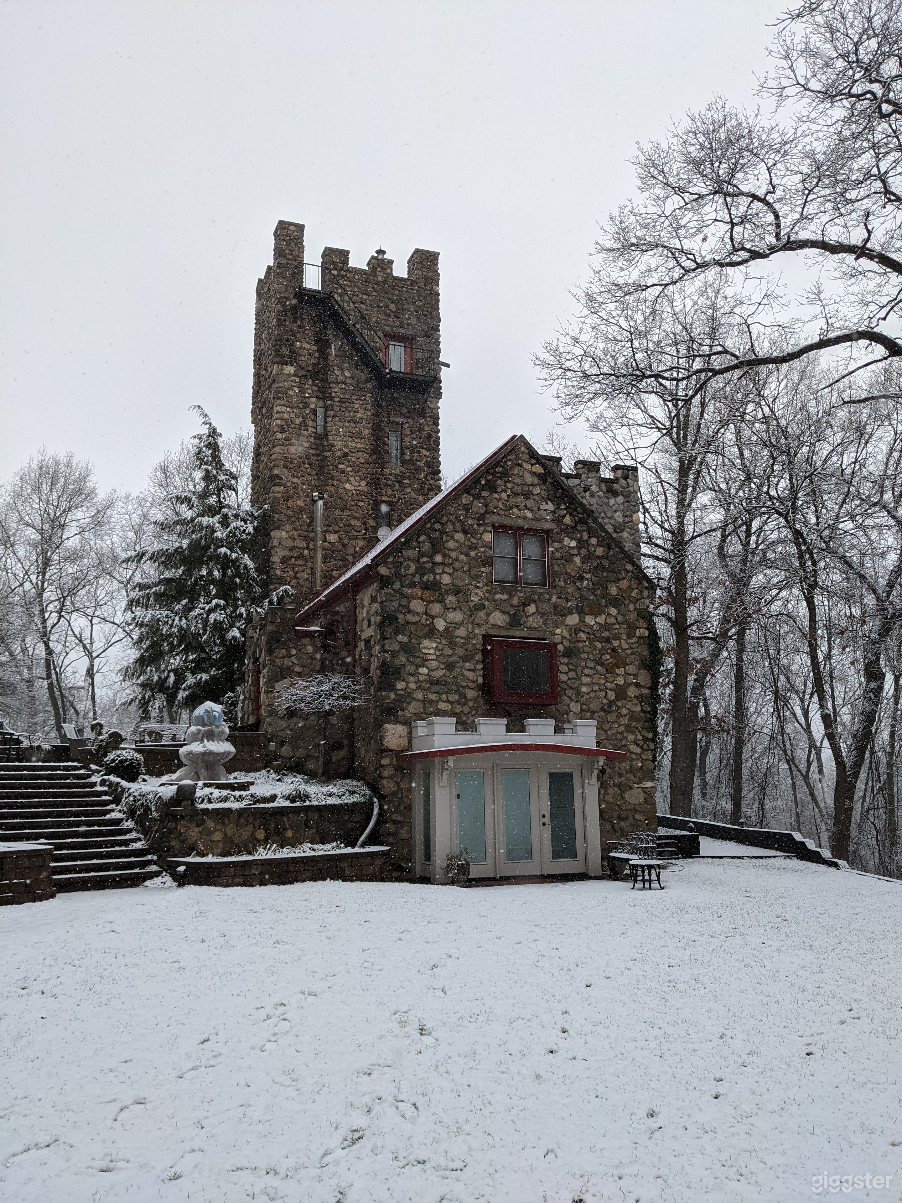 Castle in the winter