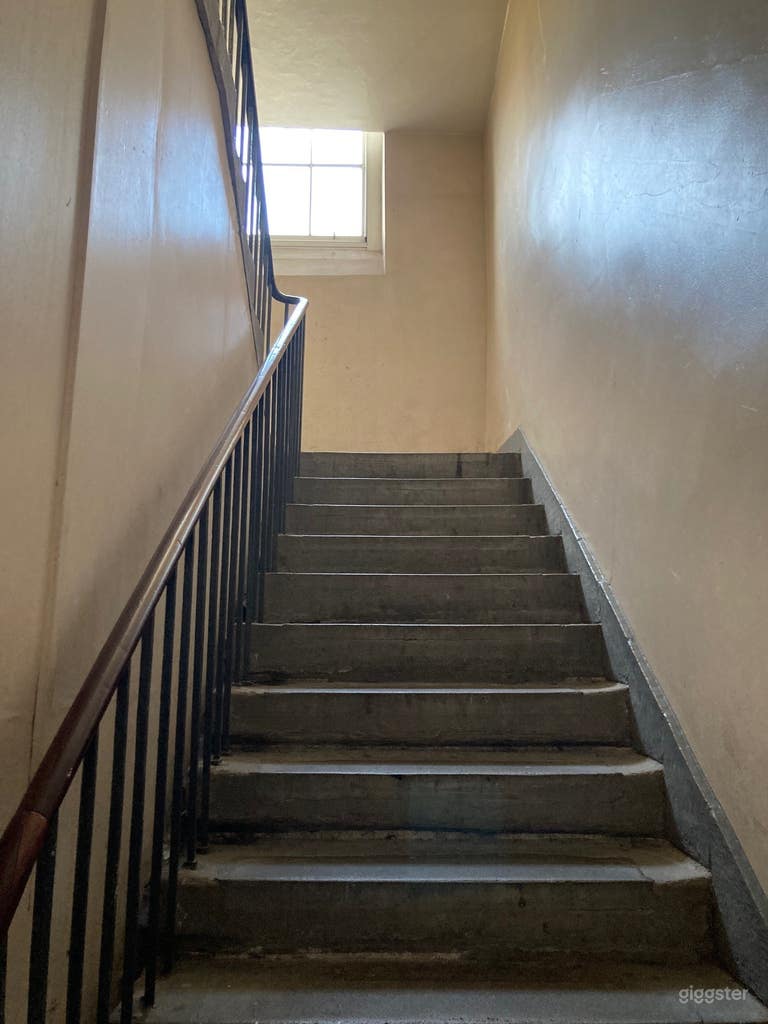  Stairs leading up to office on First Floor 
