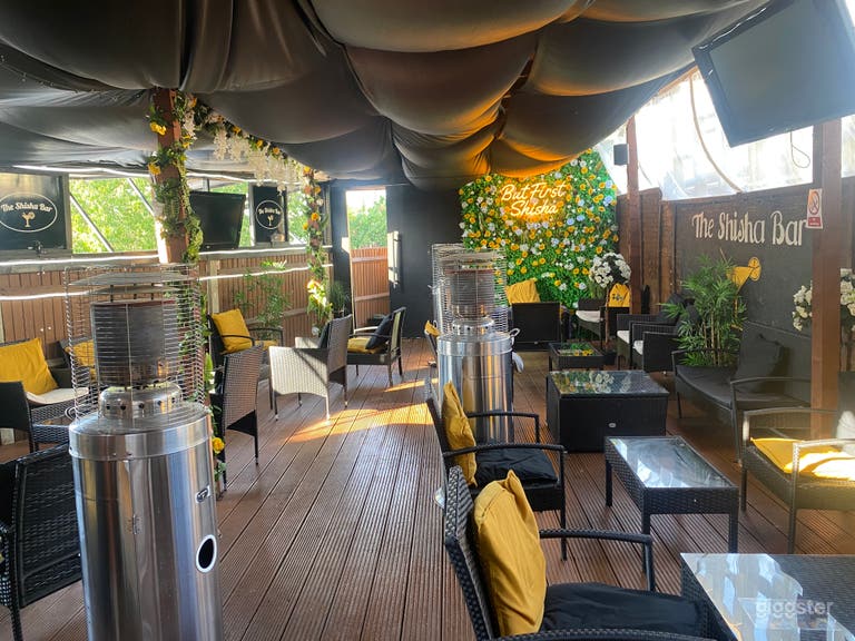  Outdoor Heated lounge  
