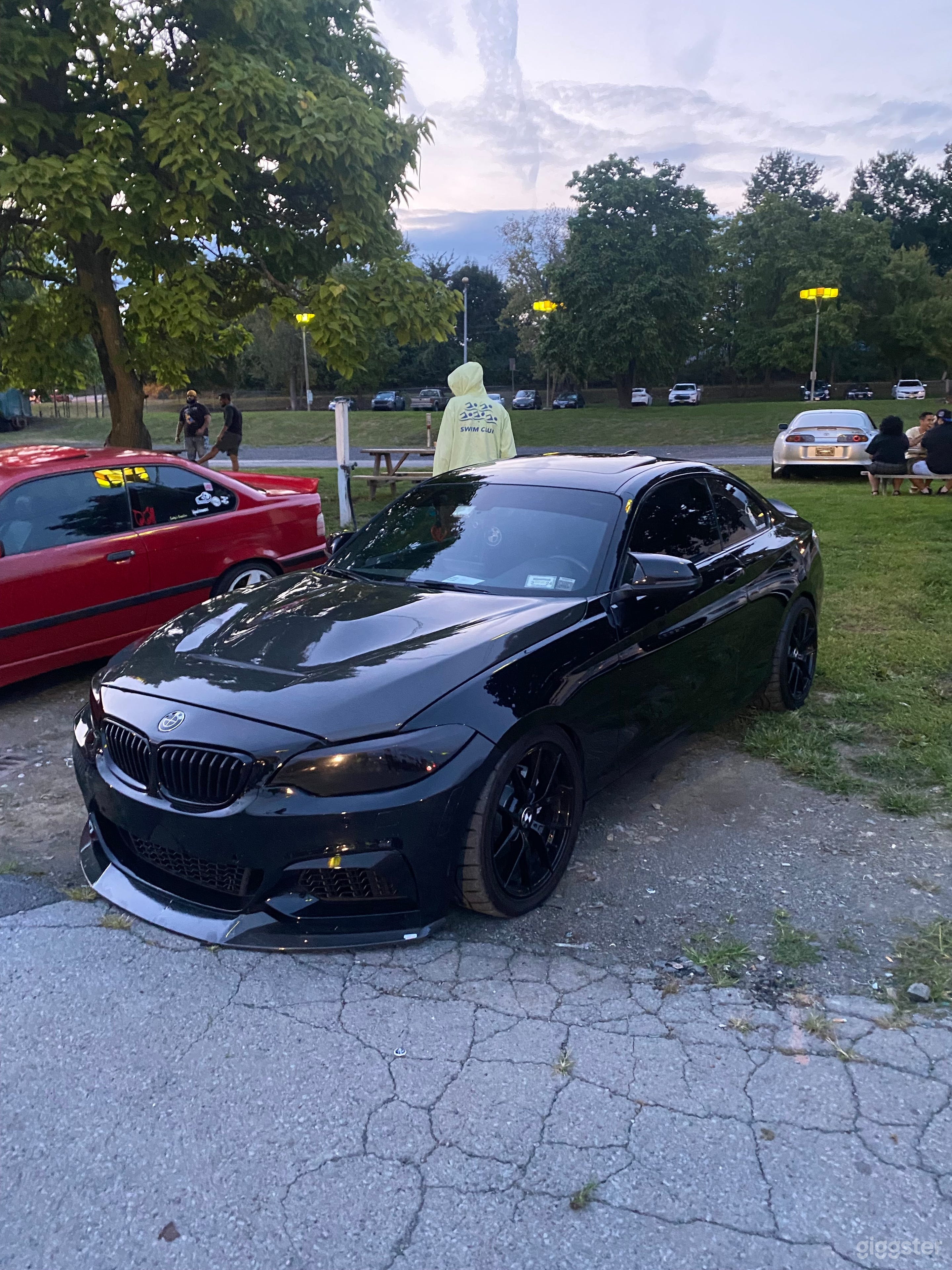 Blacked Out BMW Coupe Photo 2