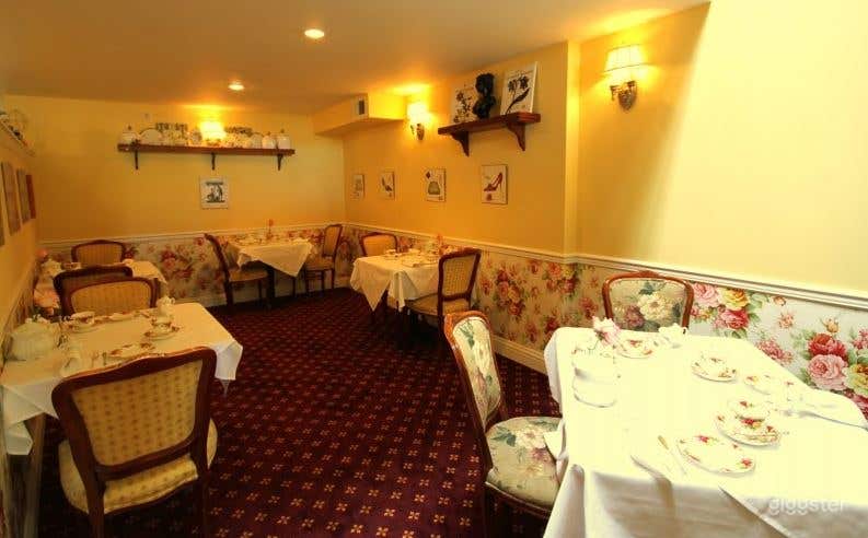 12 Person Private Tea Room Decorated in Victorian Style  Photo 3
