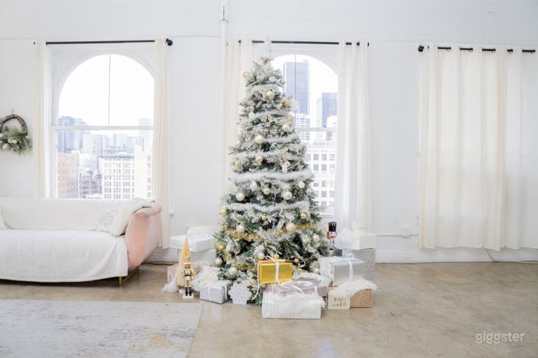  A Daylight Loft with Christmas Tree 
