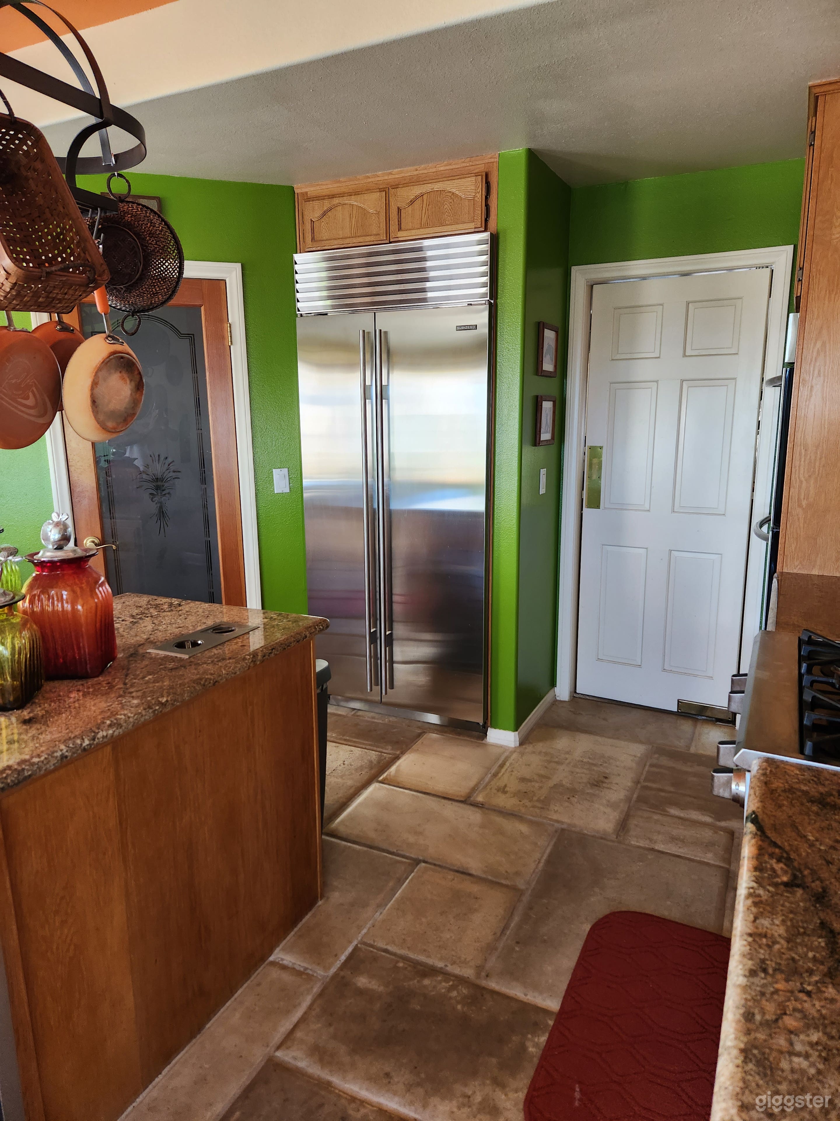 Kitchen and center island 