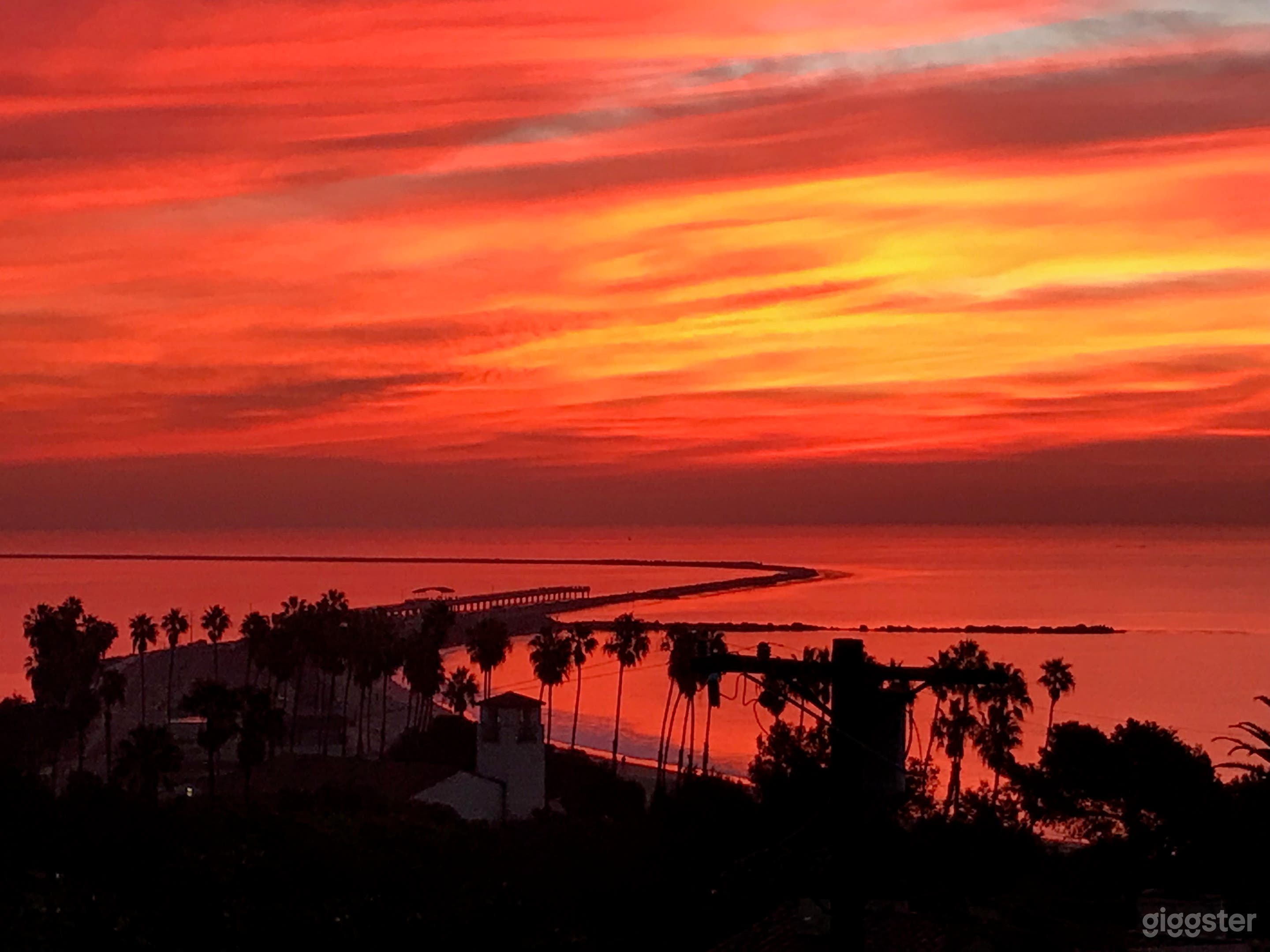 Early morning view from lower deck