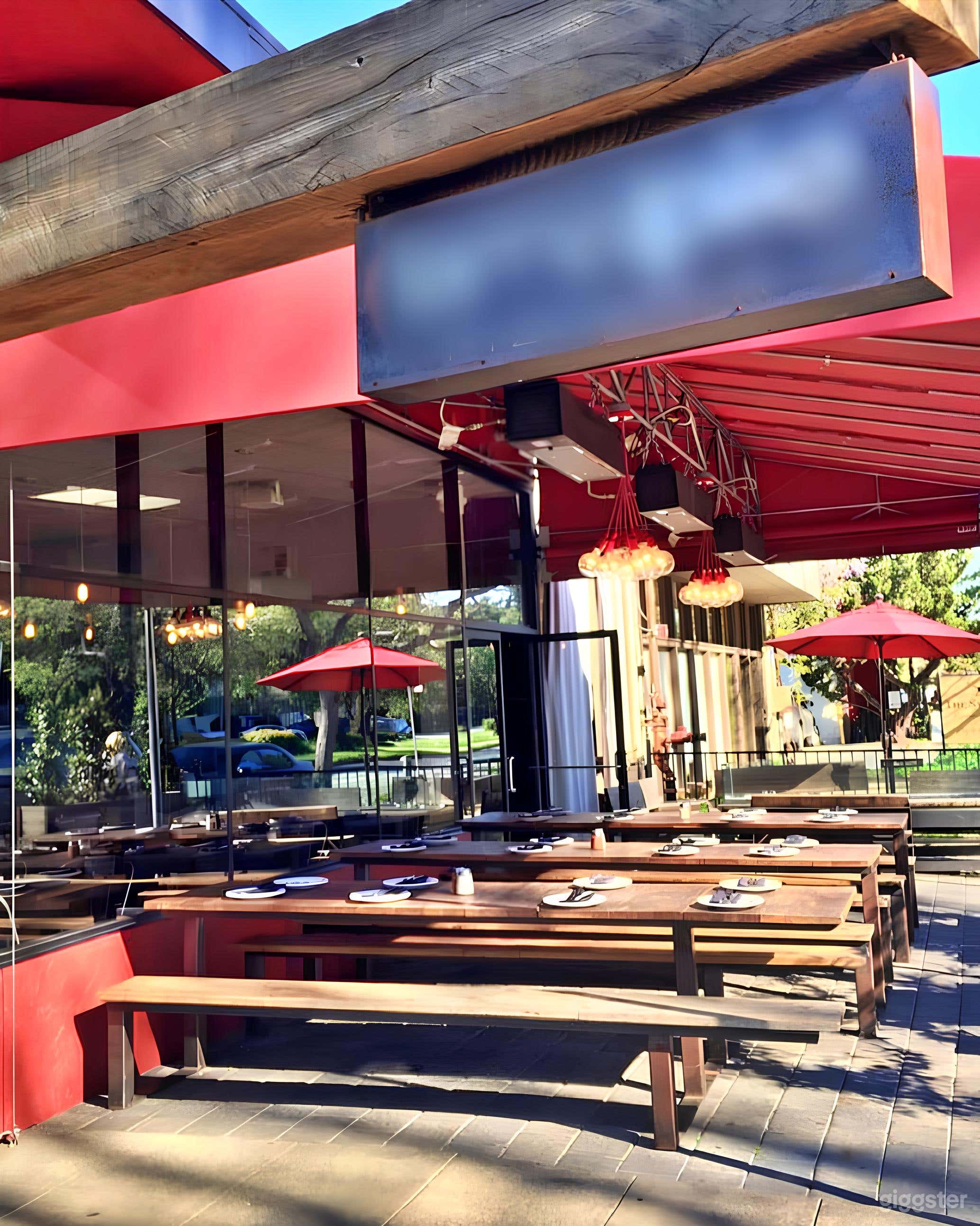 Covered Patio with Fireplace Photo 2