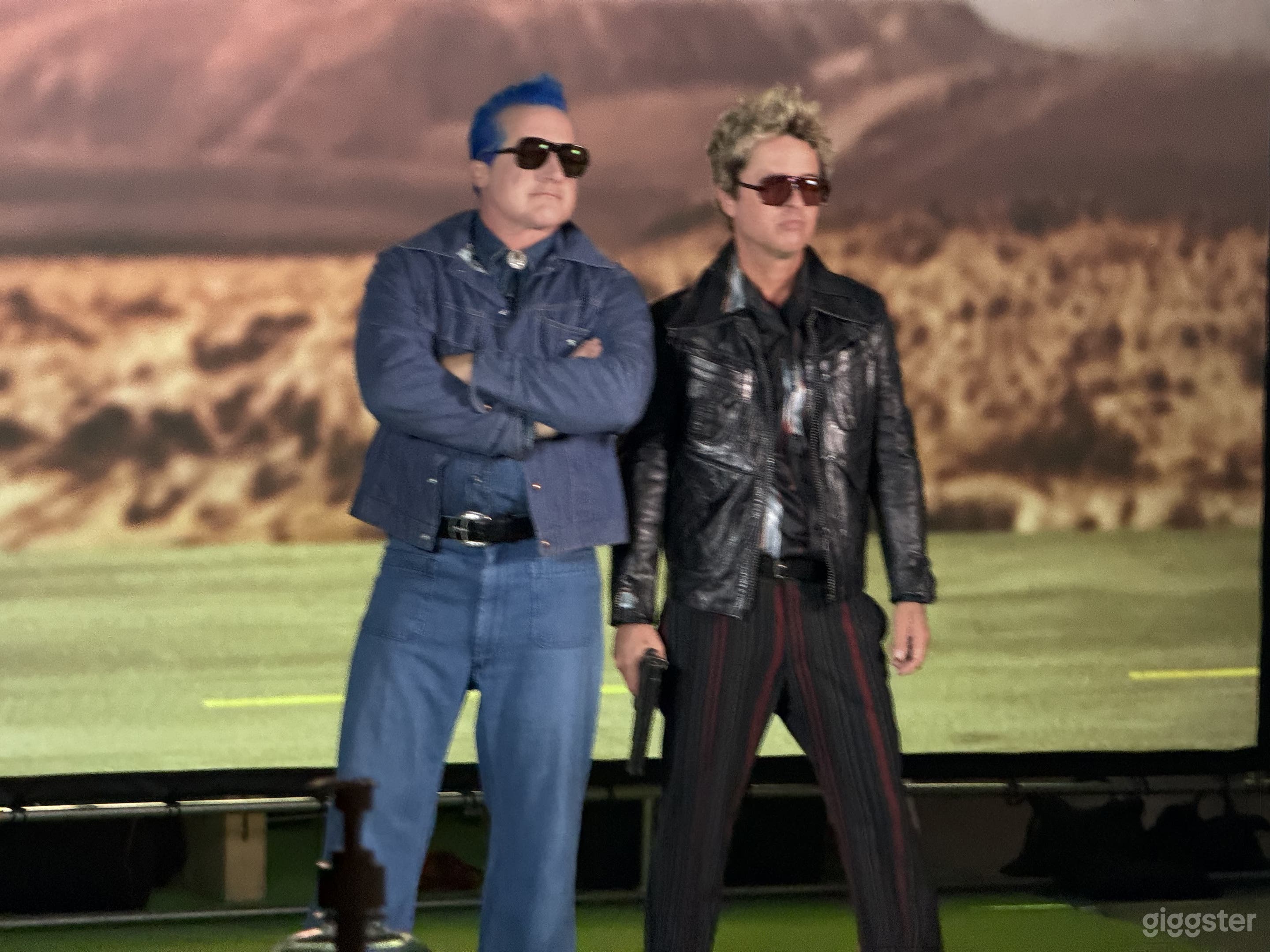 Rockstars Green Day using our Projection system!