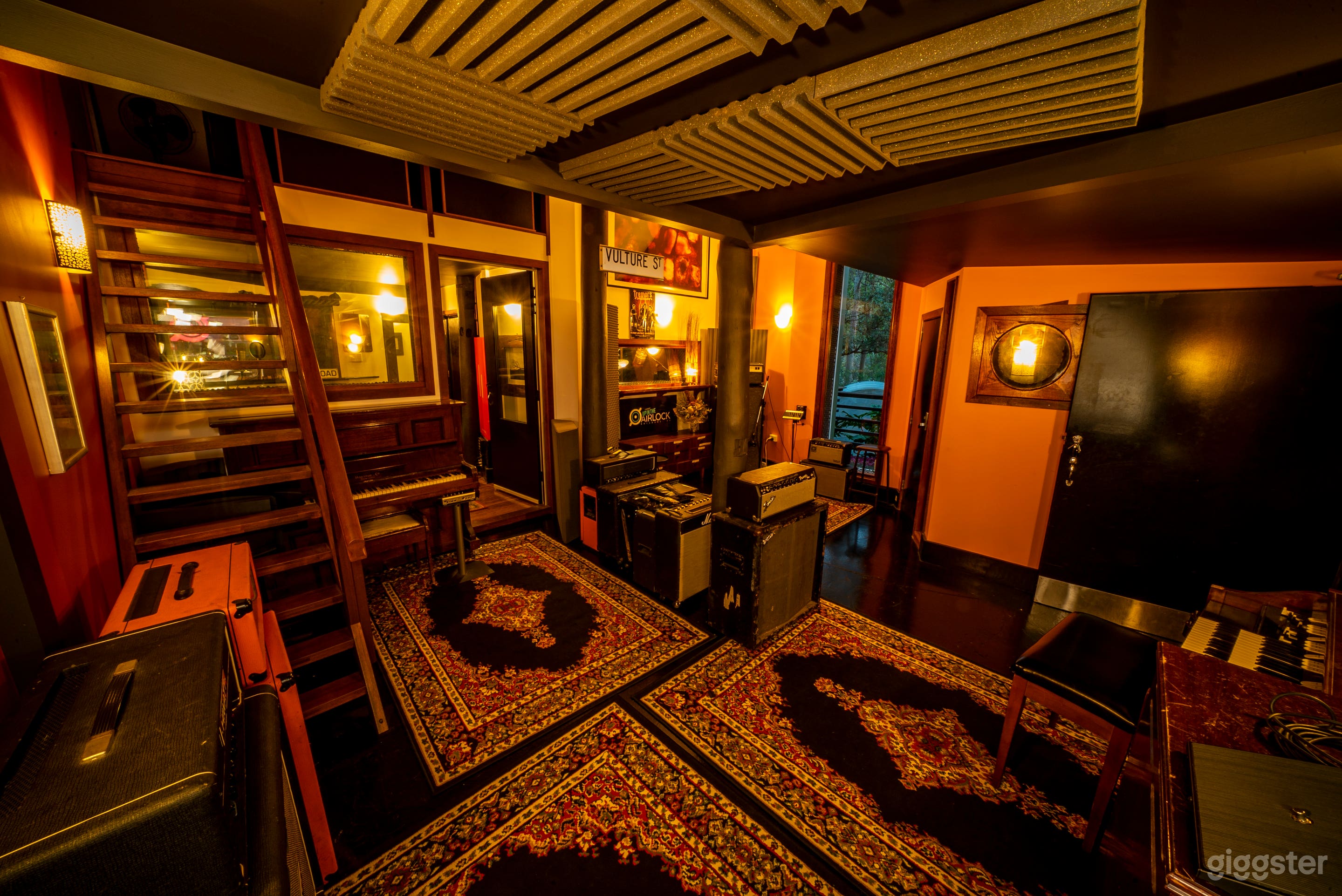 Recording room in the Studio.