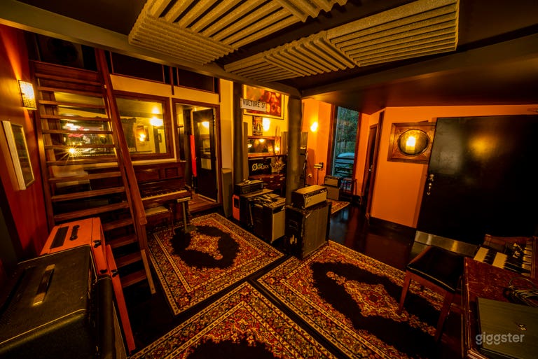  Sala de grabación en el estudio. 