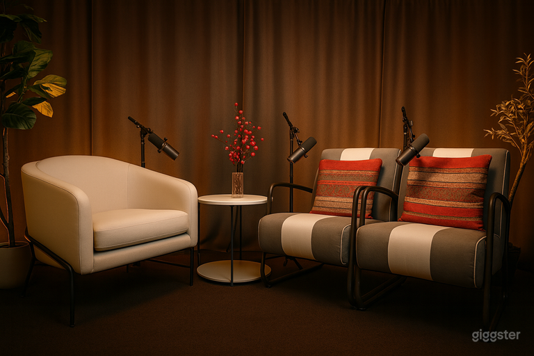 Historic Hollywood Podcast Studio | Multi-Cam 4K + Audio 