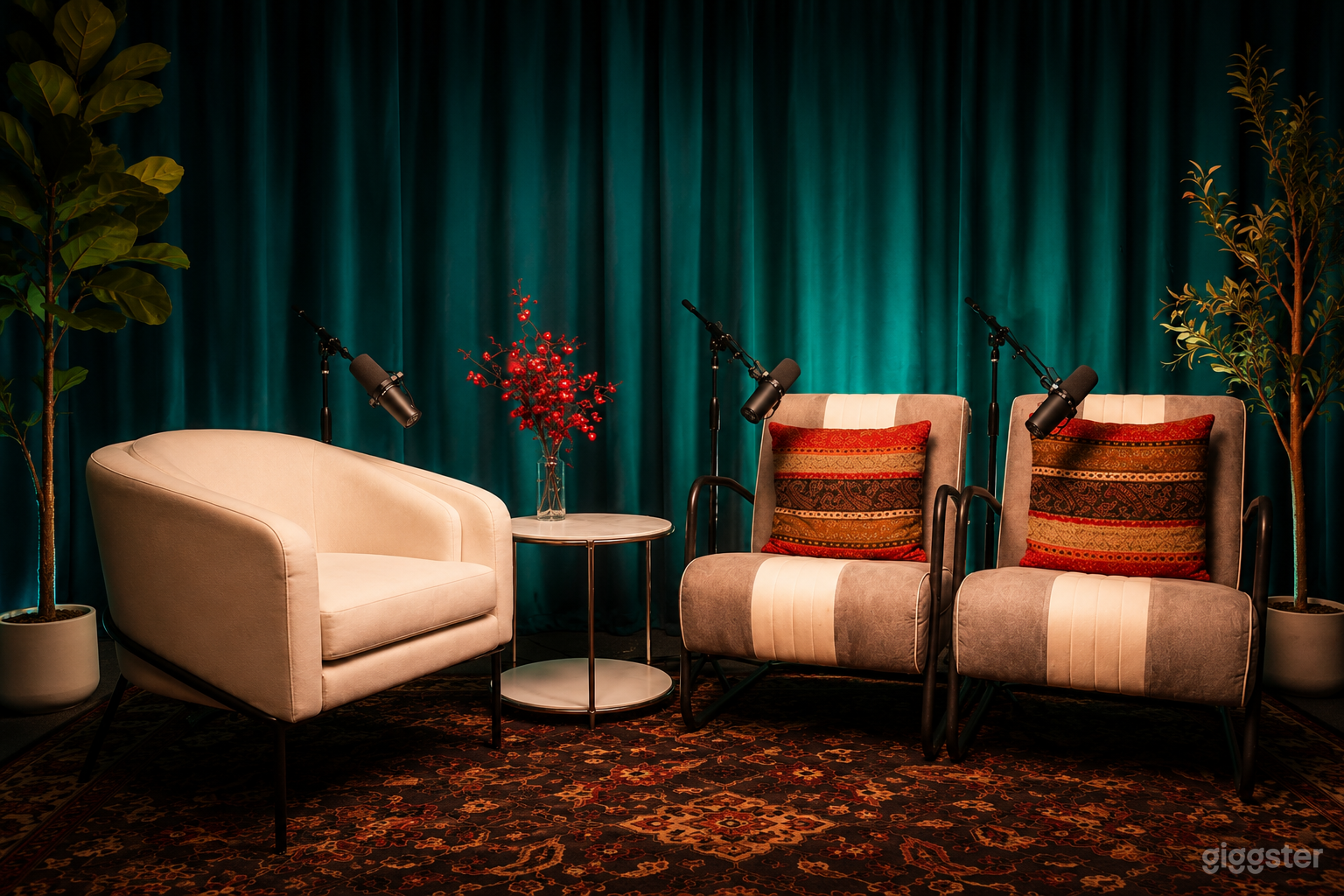 Historic Hollywood Podcast Studio | Multi-Cam 4K + Audio Photo 3