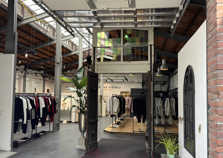  Industrieller Fashion Showroom & Kreativ-Loft in Düsseldorf 