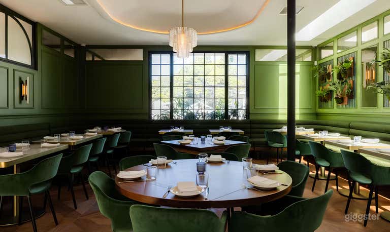  Lush Greenery, Restaurant and Lounge Set in West Hollywood 