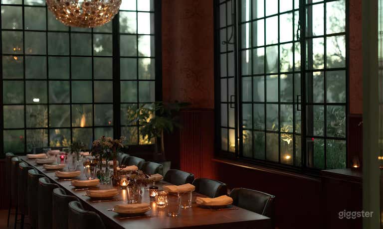  Lush Greenery, Restaurant and Lounge Set in West Hollywood 