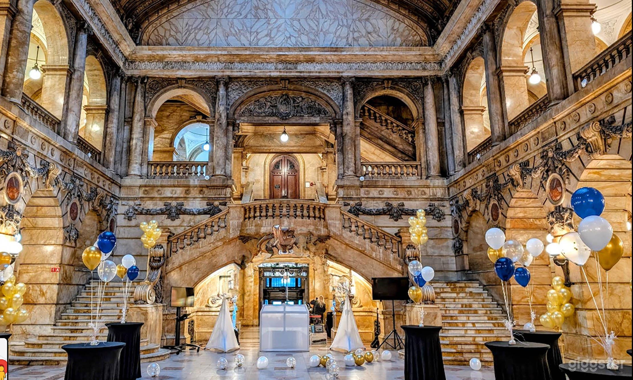 Main Hall – Grand Marble Event Space with High Ceilings Photo 1