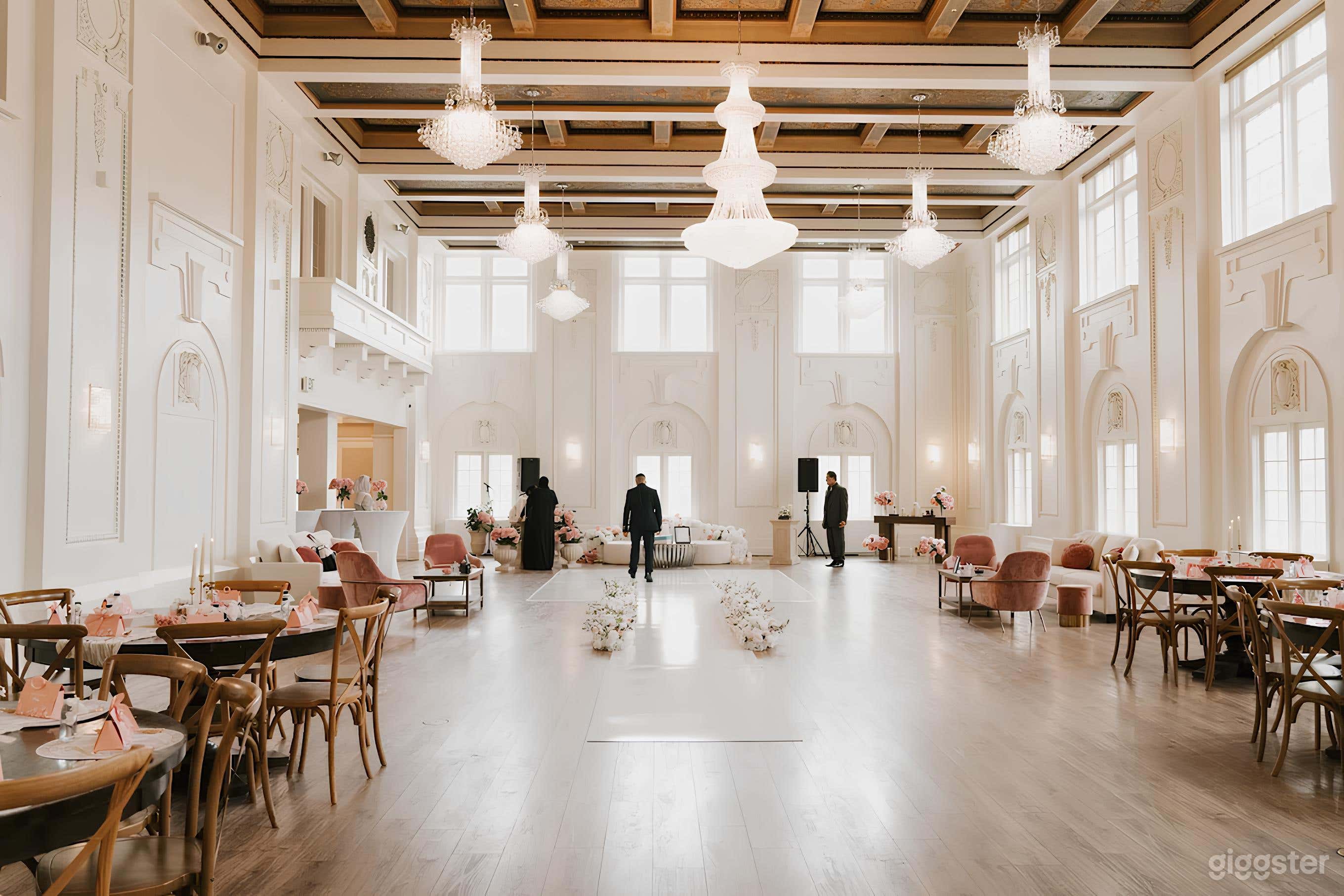Elegant Historic Ballroom For Film, Photo, & Events Photo 4
