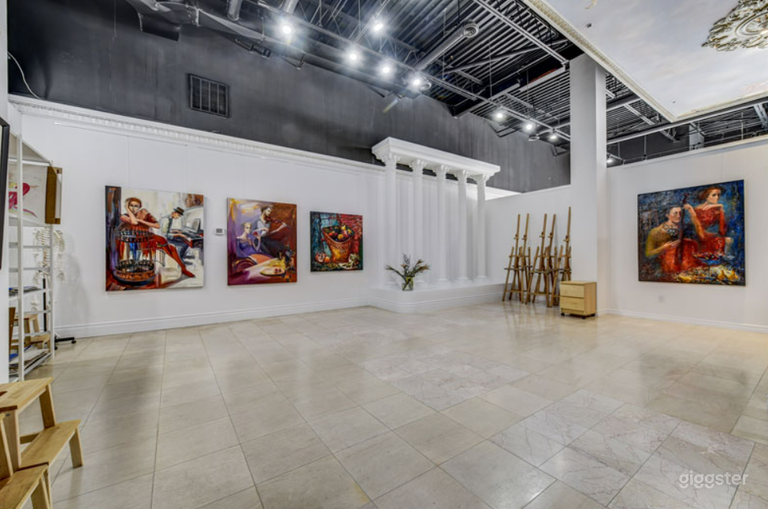  A view of Studio 2 from the doorway. The space is well lit and windowless, perfect for filming and photography! 