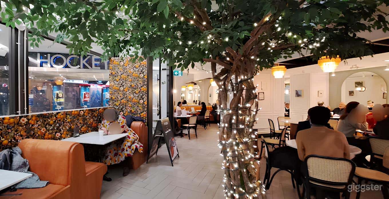 Tree-Filled European Cafe/Bar Setting in Downtown Toronto Photo 1