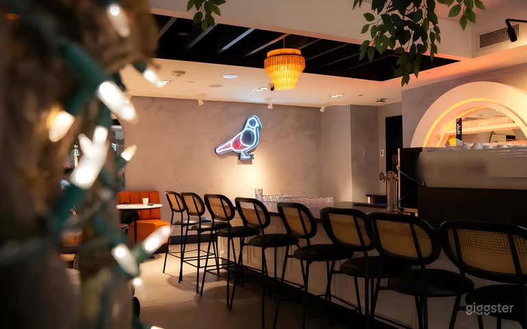  Tree-Filled European Cafe/Bar Setting in Downtown Toronto 